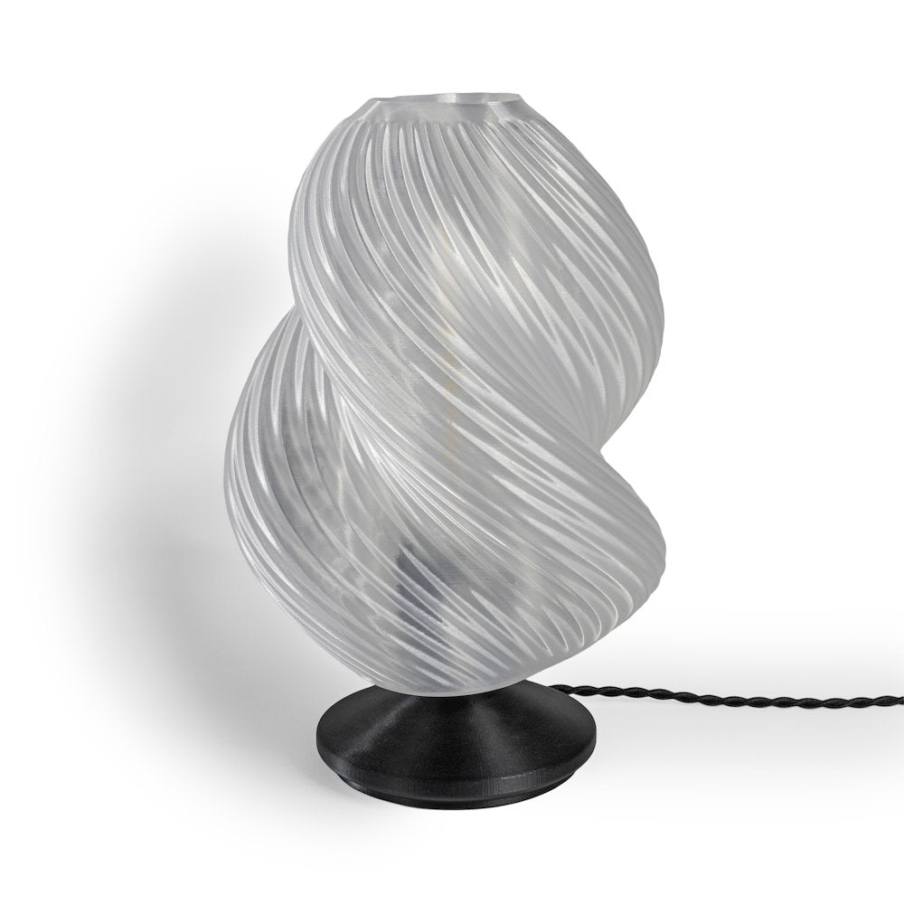 Gema Mid-Century Coastal Plant-Based Pla 3D Printed Dimmable Led Table Lamp