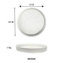 Drew Modern Geometric Indoor Eco-Friendly 3D Printed Plant Saucer