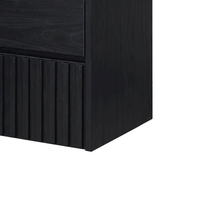 Sherwin 30 in. W Slatted 2-Drawer Wall-Mounted Floating Bathroom Vanity Cabinet