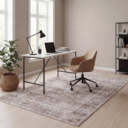 Arabella Vintage Floral Border Beige/Cream Area Rug