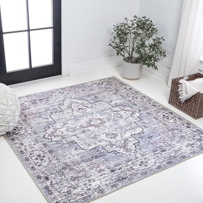 Didim Boho Medallion Machine-Washable Area Rug