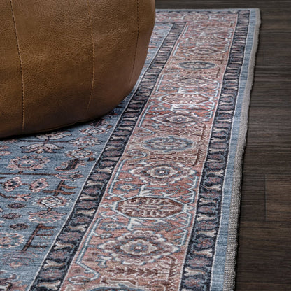 Kemer All-Over Persian Machine-Washable Runner Rug