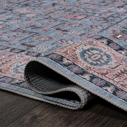 Kemer All-Over Persian Machine-Washable Runner Rug