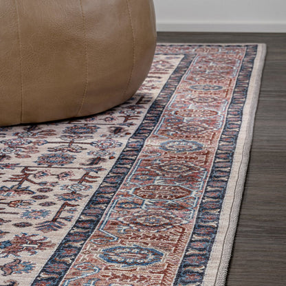 Kemer All-Over Persian Machine-Washable Runner Rug