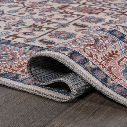 Kemer All-Over Persian Machine-Washable Runner Rug