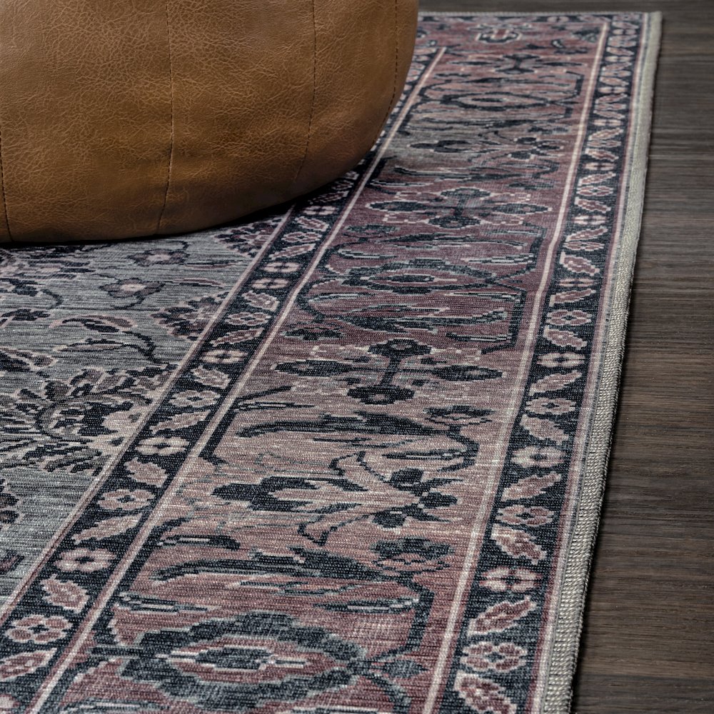 Victoria Ornate Persian All-Over Machine-Washable Runner Rug