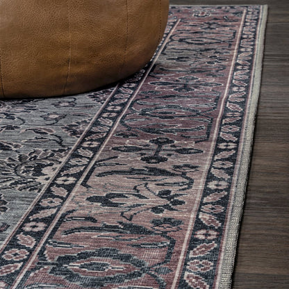 Victoria Ornate Persian All-Over Machine-Washable Runner Rug