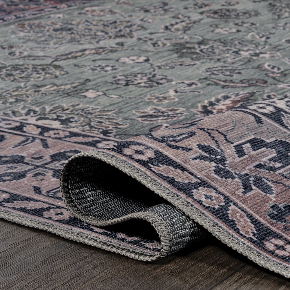 Victoria Ornate Persian All-Over Machine-Washable Runner Rug