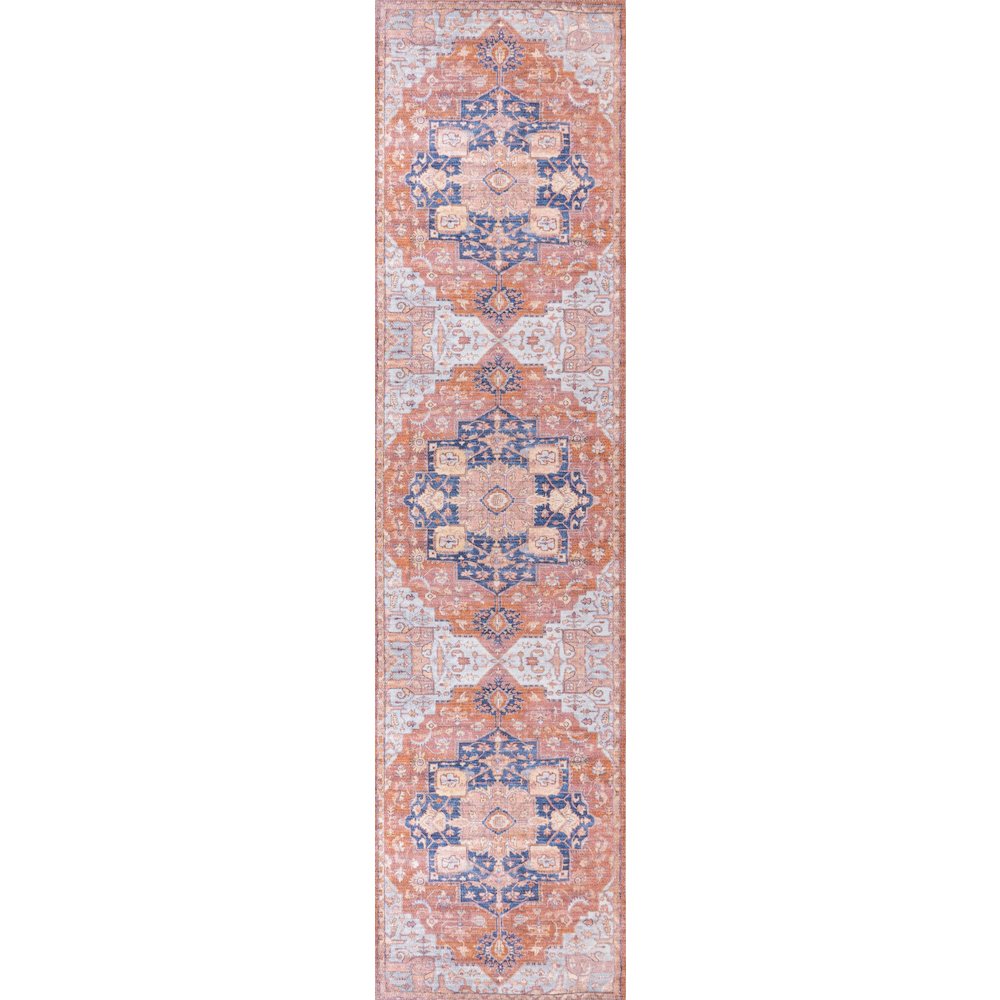 Maris Ornate Medallion Washable Indoor/Outdoor Area Rug