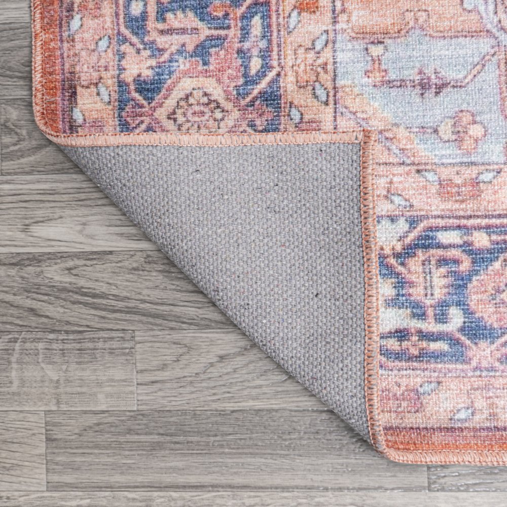 Maris Ornate Medallion Washable Indoor/Outdoor Area Rug