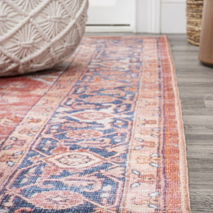 Maris Ornate Medallion Washable Indoor/Outdoor Area Rug