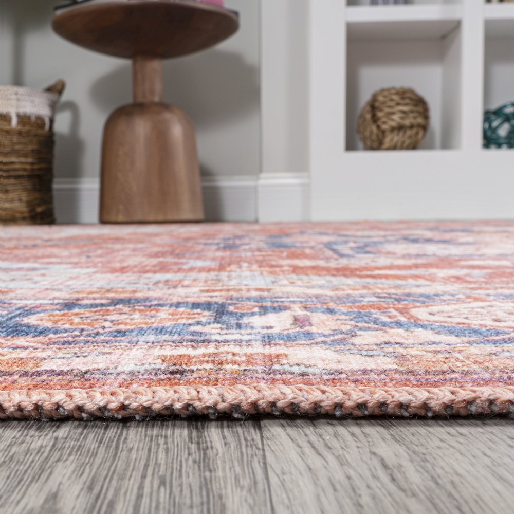 Maris Ornate Medallion Washable Indoor/Outdoor Area Rug