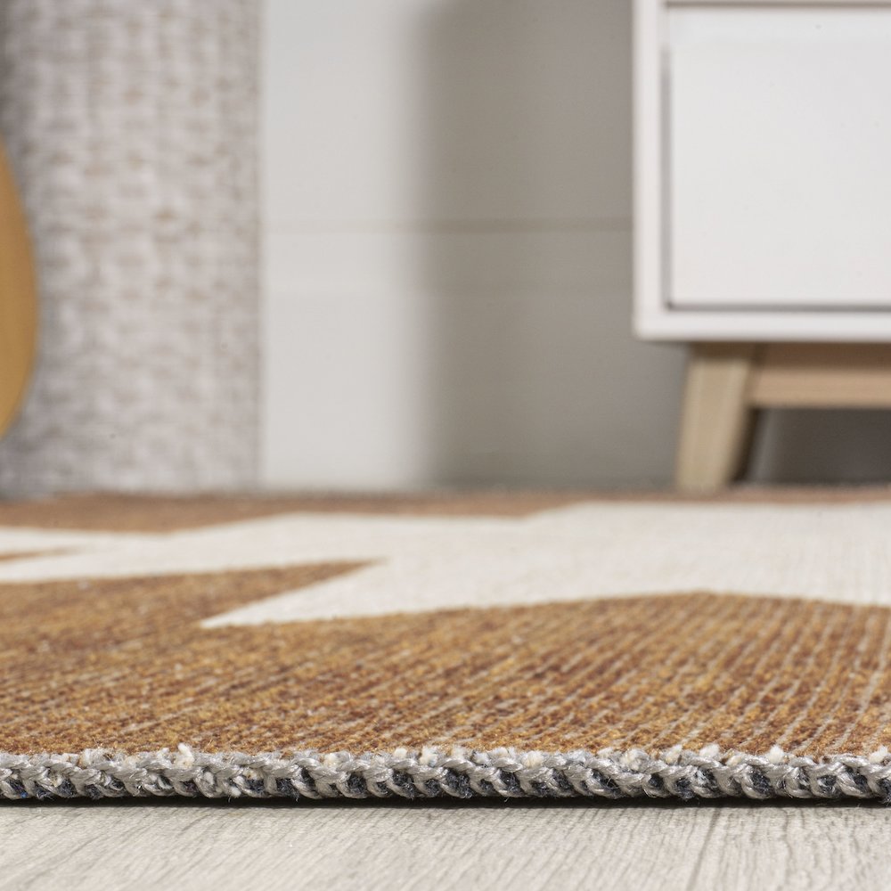 Chayton Minimalist Geometric Machine Washable Area Rug