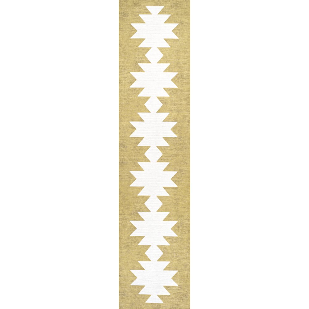 Chayton Minimalist Geometric Machine Washable Area Rug