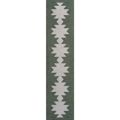 Chayton Minimalist Geometric Machine-Washable Area Rug