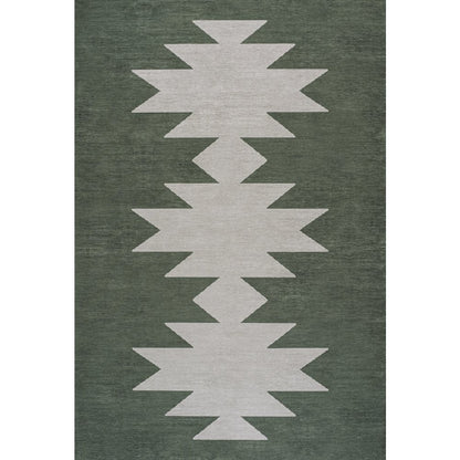 Chayton Minimalist Geometric Machine-Washable Area Rug