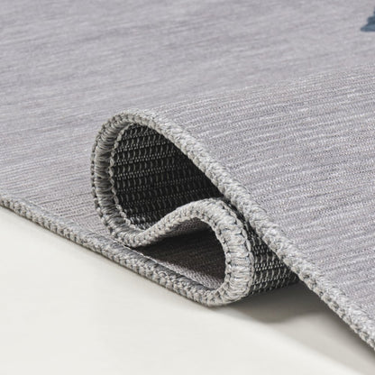 Chayton Minimalist Geometric Machine-Washable Area Rug