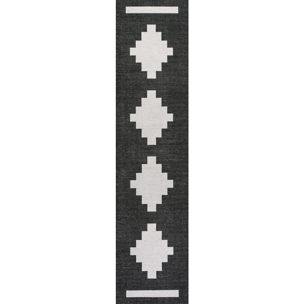 Adriel Geometric Tribal Medallion Machine Washable Area Rug