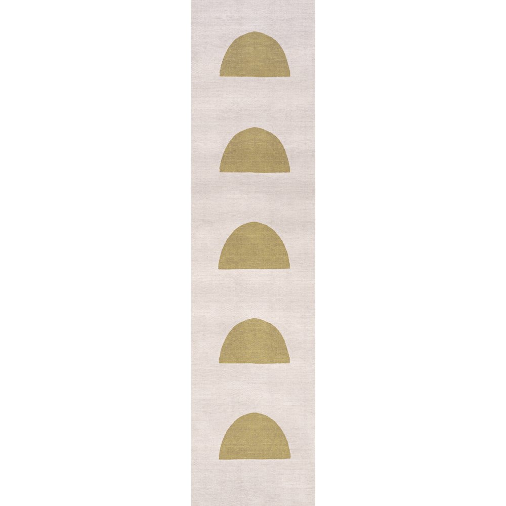 Luola Minimalist Geometric Machine Washable Area Rug