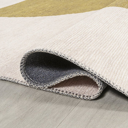 Luola Minimalist Geometric Machine Washable Area Rug