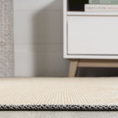 Cirkel Minimalist Geometric Dot Machine Washable Area Rug