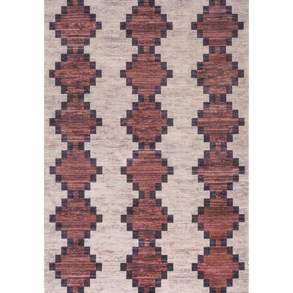 Timantii Modern Trellis Kilim Area Rug