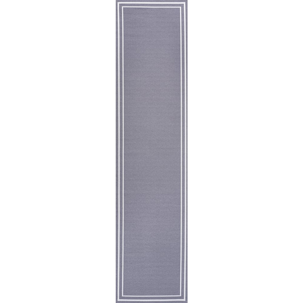 Sloane Classic 2-Stripe Border Washable Area Rug