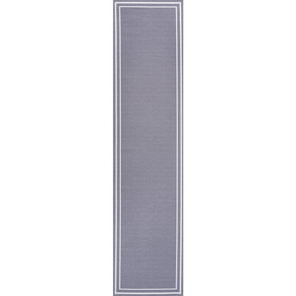 Sloane Classic 2-Stripe Border Washable Area Rug