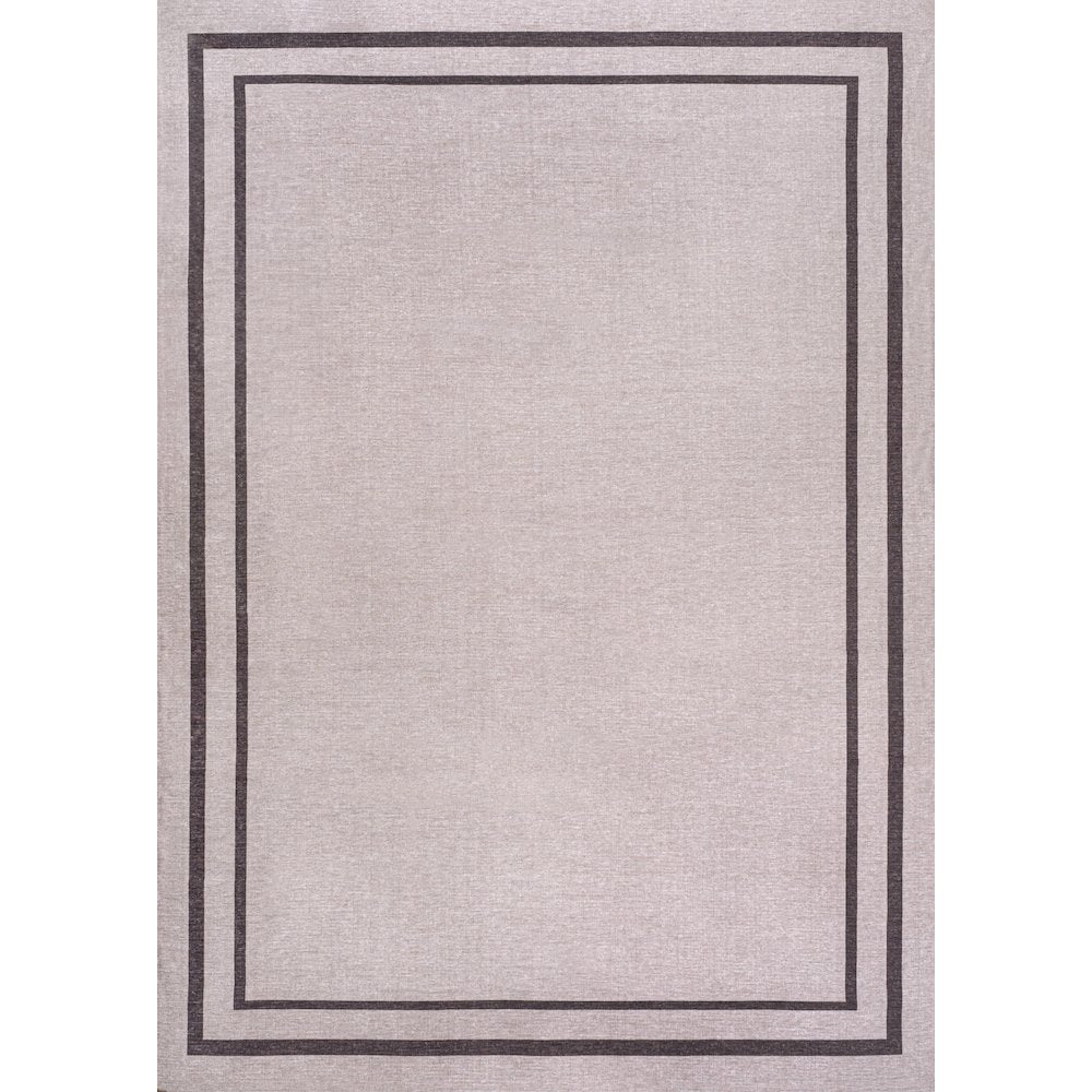 Sloane Classic 2-Stripe Border Washable Area Rug
