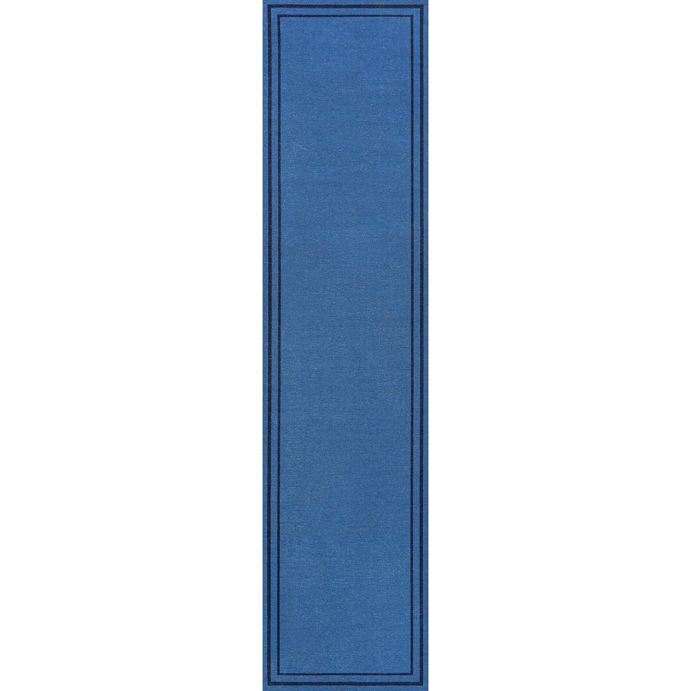 Sloane Classic 2-Stripe Border Washable Area Rug