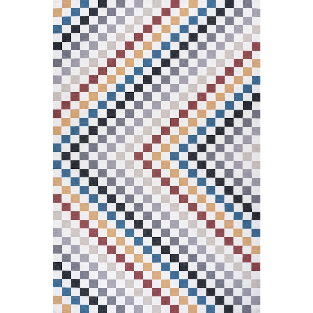 Sloane Classic 2-Stripe Border Washable Area Rug