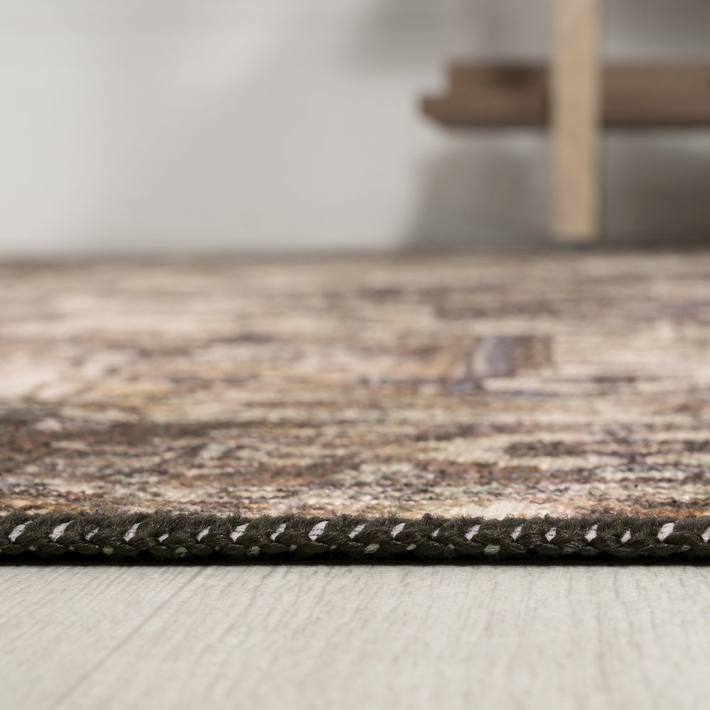 Chapell Chenille Mid-Century Medallion Machine-Washable Area Rug