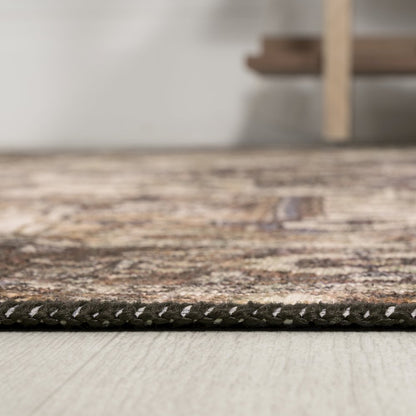 Chapell Chenille Mid-Century Medallion Machine-Washable Area Rug