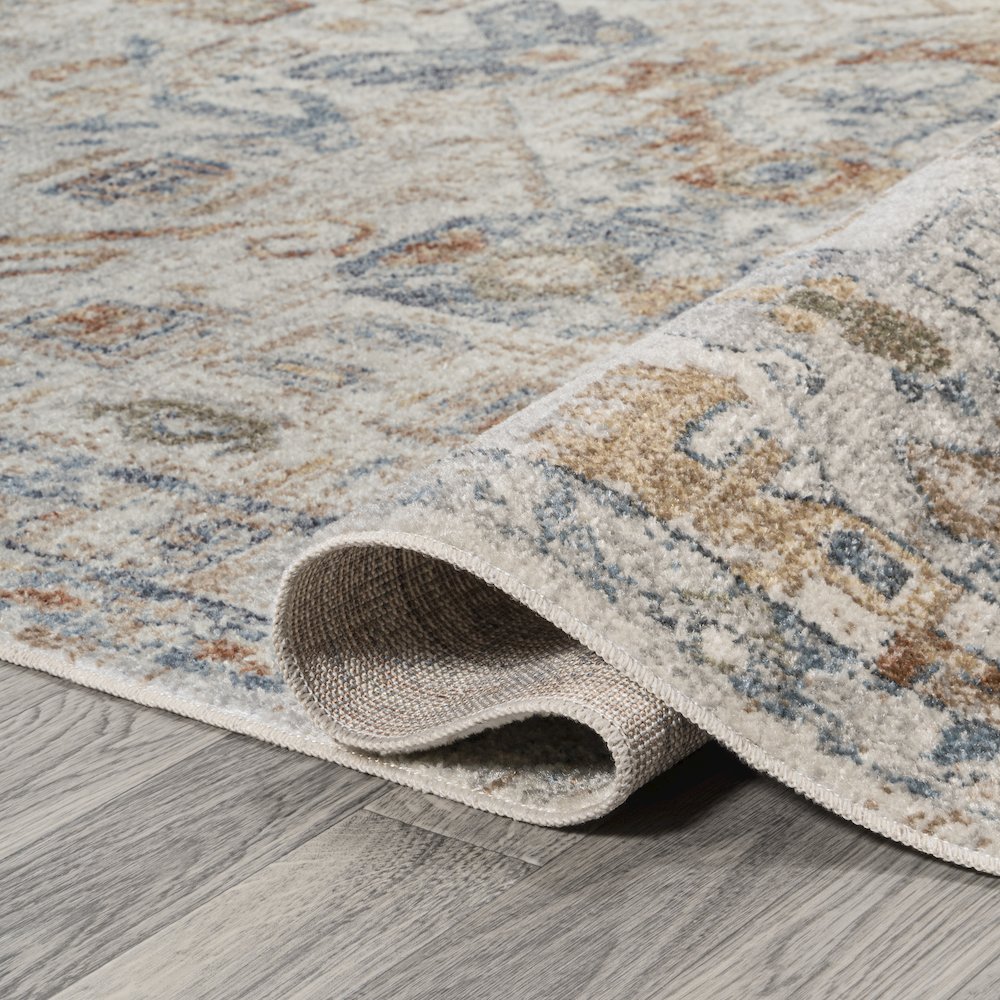 Shaemus Bohemian Medallion Low-Pile Machine-Washable Runner Rug