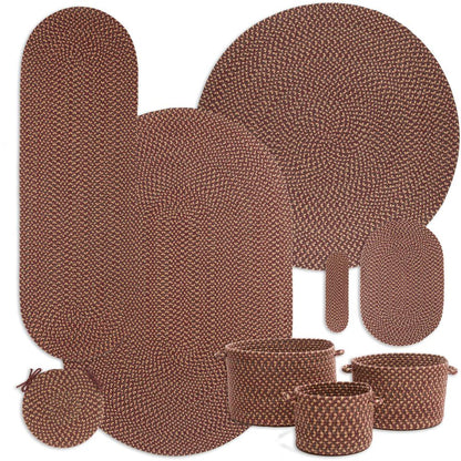 Camden Garnet Tweed 4' Round