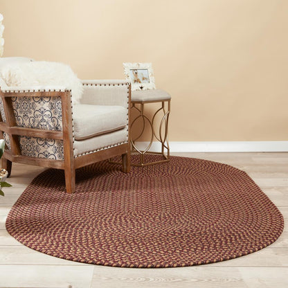Camden Garnet Tweed 4' Round