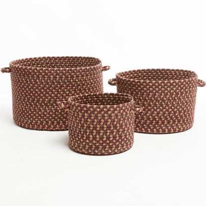 Camden Garnet Tweed 4' Round