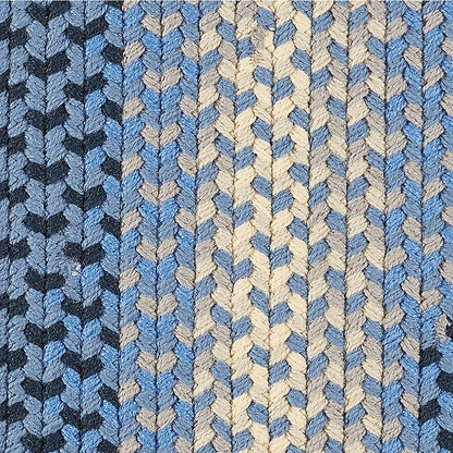 Twin River Blue Multi 7X9 Oval