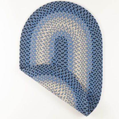 Twin River Blue Multi 7X9 Oval