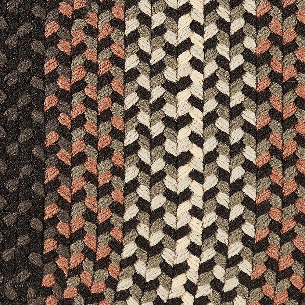 Twin River Black Multi 2X4 Oval