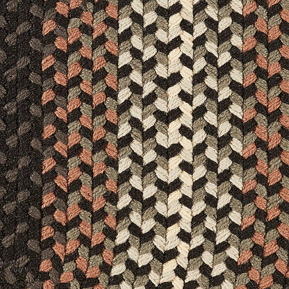 Twin River Black Multi 2X6 Runner