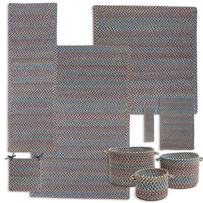 Woodstock Indigo Multicolor 8' Square