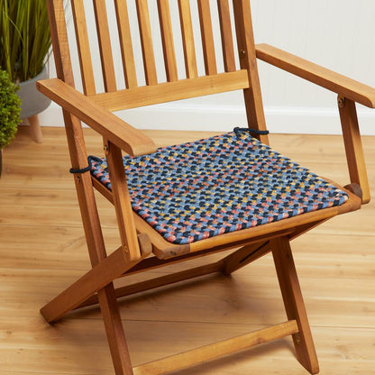 Woodstock Indigo Multicolor 8' Square