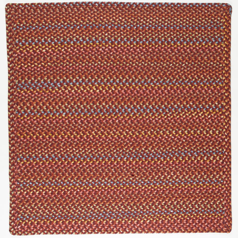 Woodstock Maroon Multicolor 6' Square