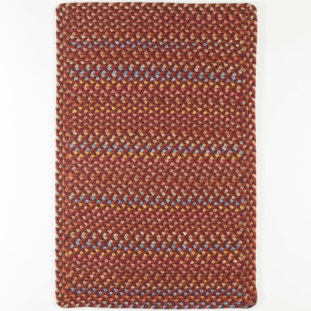 Woodstock Maroon Multicolor 6' Square