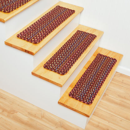Woodstock Maroon Multicolor 6' Square