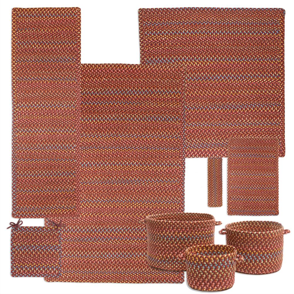Woodstock Maroon Multicolor 10' Square