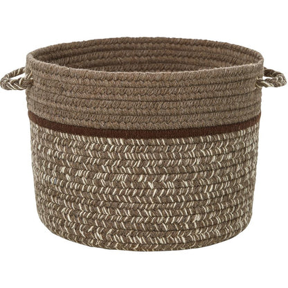 Casual Comfort Mocha Banded 10" x 8" Basket