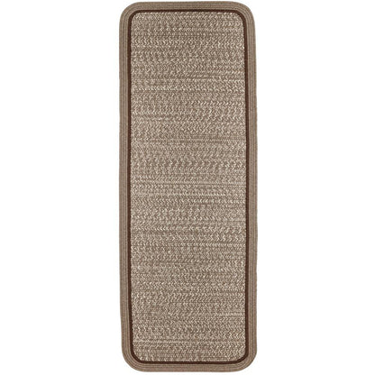 Casual Comfort Mocha Banded 2X6 Rect-Runner