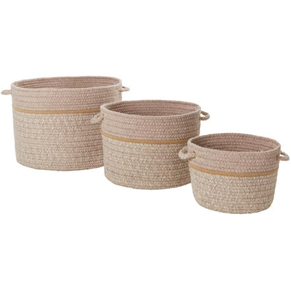 Casual Comfort Sesame Banded 10" x 8" Basket